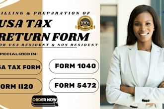 prepare us tax form 1120 and 5472 us llc tax return form us tax filing