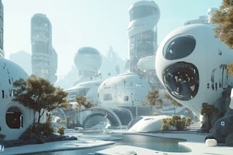draw a amazing science fiction city, cyberpunk, fantasy art
