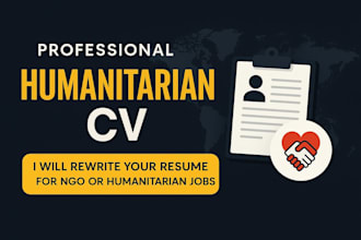 rewrite your resume for ngo or humanitarian jobs applications