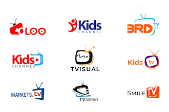 do modern dj music,tv, studio, radio, and entertainment logo