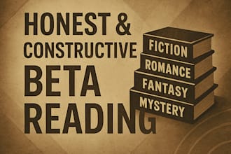 give honest feedback on your manuscript or story