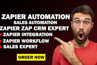 setup zapier automation, zapier integration, be zapier zap expert for sales
