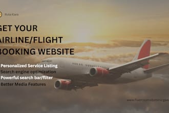 build airline booking website, flight booking website, travel booking websites