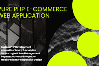 do a fully functional ecommerce web application