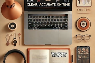 expertly write and transcribe intros, business content, etc
