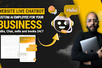 build a custom ai live chat employee for your website that sells for you 24hrs