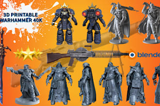 3d warhammer, 40k age of sigmar, miniature design, dnd board game, action figure