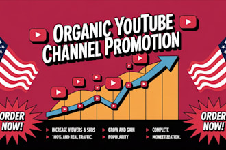 organic youtube channel promotion get views subs engagement reach monetization