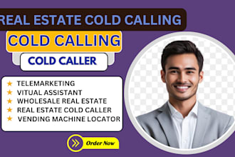 high converting b2b cold caller  solar, real estate, janitorial vending lead