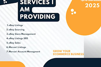 do ebay listing, ebay product listing, ebay SEO listing,