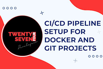 create a ci cd pipeline with docker for your git project