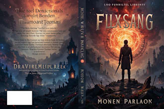 do fantasy book cover, thriller book cover design