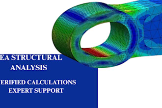 do simulation on 3d cad model, fea, cfd using solidworks and ansys