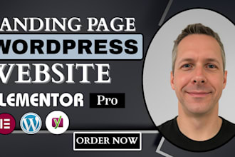 design responsive wordpress website or landing page for lead generation