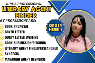 find top notch literary agent for your book proposal write query and pitching
