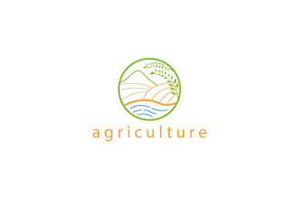 do agriculture, landscape, lawn care and business logo