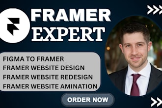 build framer website, framer landing page, figma to framer design