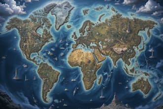 draw a professional fantasy map for you