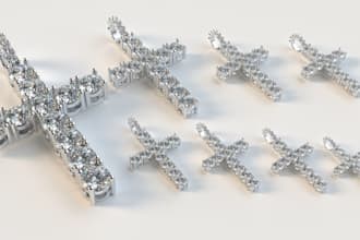3d jewelry design, 3d ring, 3d animation 3d model 3d sculpting, necklace pendant