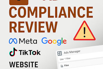 review your landing pages for compliance