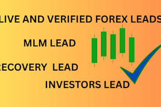 deliver live and verified forex recovery lead from your targeted