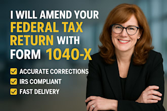 correct and refile your tax return form 1040x with irs compliance