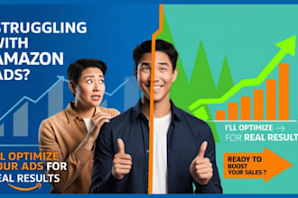 setup manage and optimize your amazon PPC campaigns, amazon fba ppc ads campaign