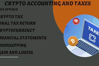do crypto tax, crypto accounting, prepare form 1140, 1120 and tax report