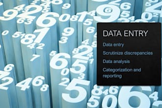 do accurate data entry, copy paste, web research, excel, typing and pdf to word