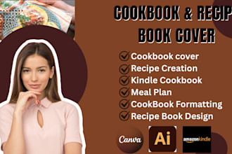 design cookbook cover,kindle cookbook cover, recipe creation,cookbook formatting