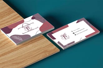 design visiting card and stationary and also flyers