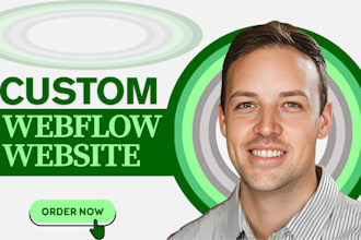 design and develop a modern, responsive webflow website for your brand