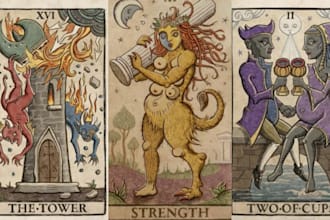 design tarot cards card game card game design tarot card illustration