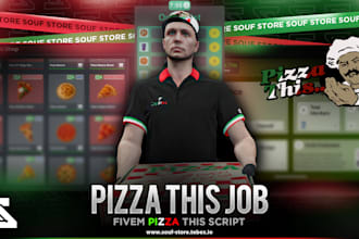 give you the best pizza this job script in fivem