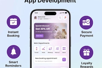 dev custom radio app salon booking app redesign website wordpress website