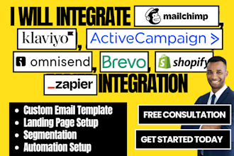 mailchimp activecampaign klaviyo brevo omnisend shopify kit zapier integration