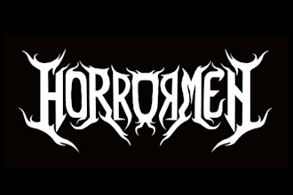 do death metal, black metal and heavy metal logo design