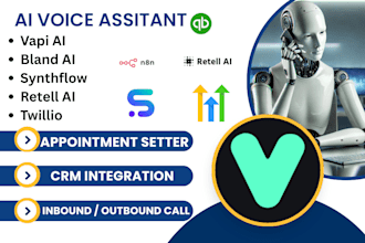 setup ai voice agent for inbound and outbound calls on vapi, retell ai, ghl n8n