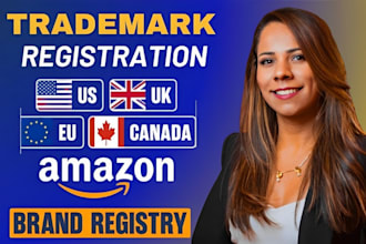 help you with trademark registration USA, eu, UK or canada and search