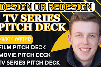 design TV series pitch deck film and movie pitch deck web series podcast slides