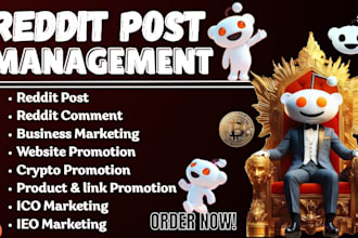 do reddit post ads management for crypto business website seo product link ico
