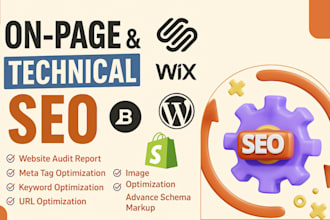 provide onpage SEO service and technical optimization for google ranking