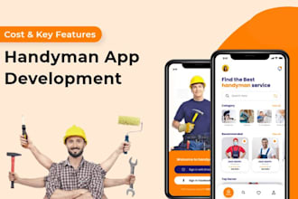 develop on demand handyman salon booking mobile app radio app