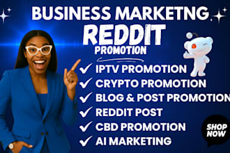 do reddit post management for crypto saas business website iptv ai app ecommerce