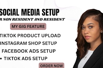 setup usa tiktok shop instagram shop facebook shop or shopify dropshipping