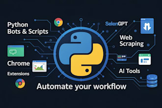 develop powerful python bots, web automation, and browser scraping tools
