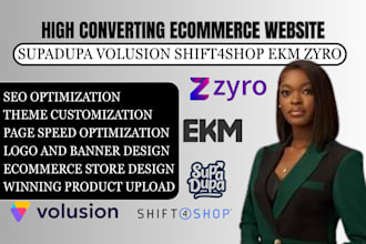 design redesign supadupa volusion shift4shop ekm zyro ecommerce website shop