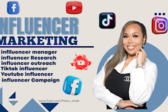 be your influencer manager outreach marketing campaign influencer collaboration