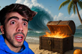 design viral mrbeast style thumbnails in 6 hours