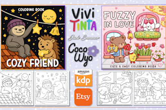 create cocowyo cozy coloring book pages for adults for kdp